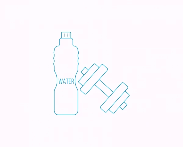 Скільки пити води під час тренування