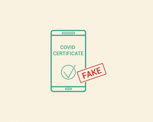 За підробку Covid-сертифікату — штраф або вісім років ув'язнення