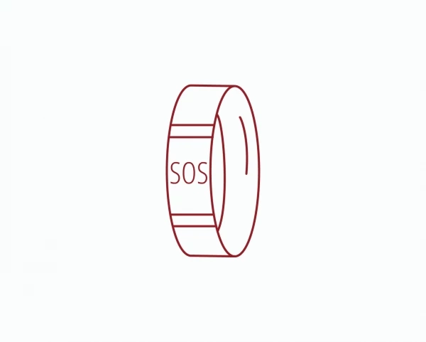 У Дніпрі тяжкохворі та літні люди носитимуть SOS-браслети з QR-кодом